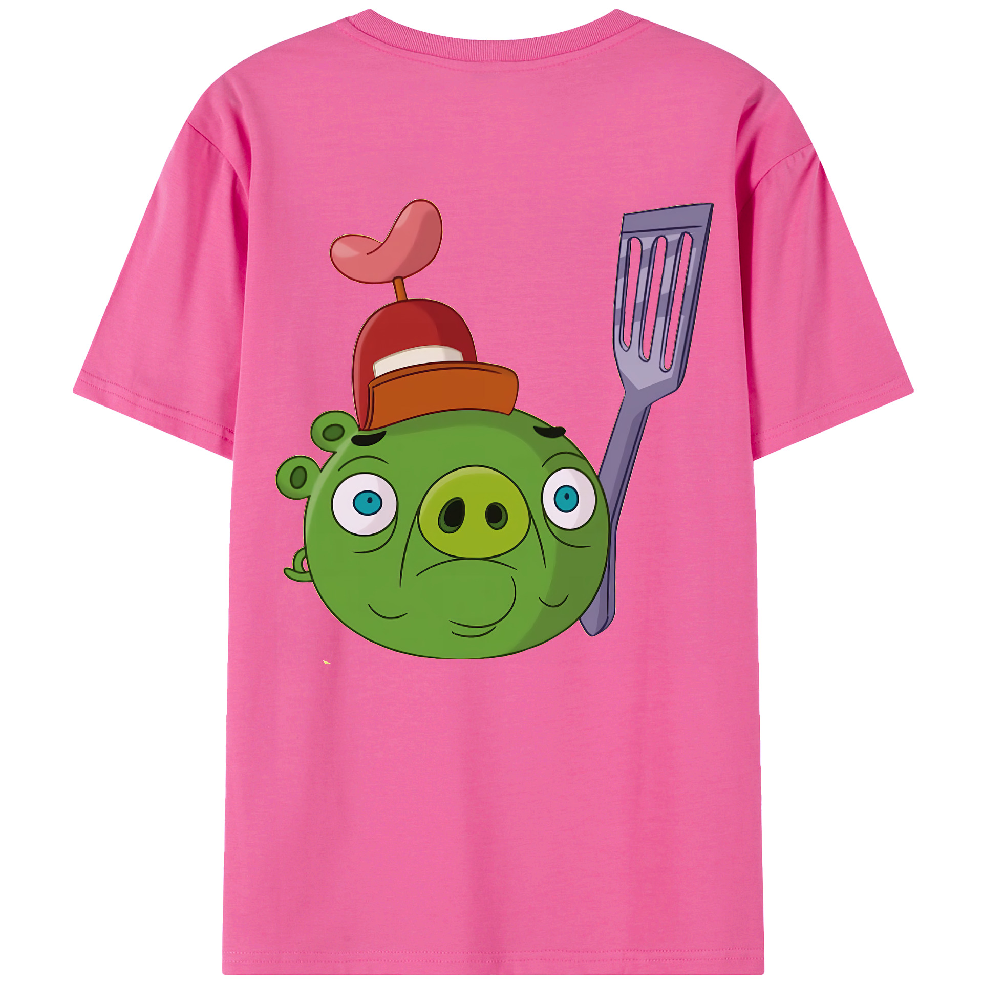 （画像用） Angry Birds アングリーバード レディース半袖Tシャツ(バックプリント)